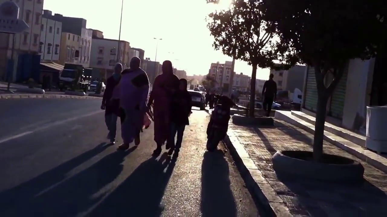 جولة في شارع مدينة  بوجدور Boujdour