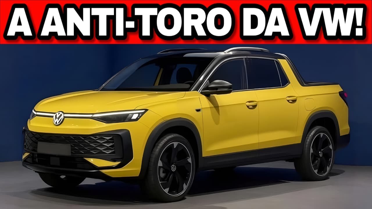 💥 NOVA ANTI-TORO DA VW NO BRASIL: UDARA É A PICAPE HÍBRIDA PERFEITA!