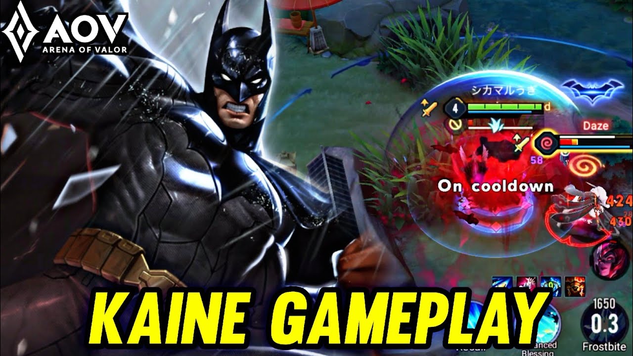 AOV : KAINE GAMEPLAY | IN JUNGLE - ARENA OF VALOR LIÊNQUÂNMOBILE ROV