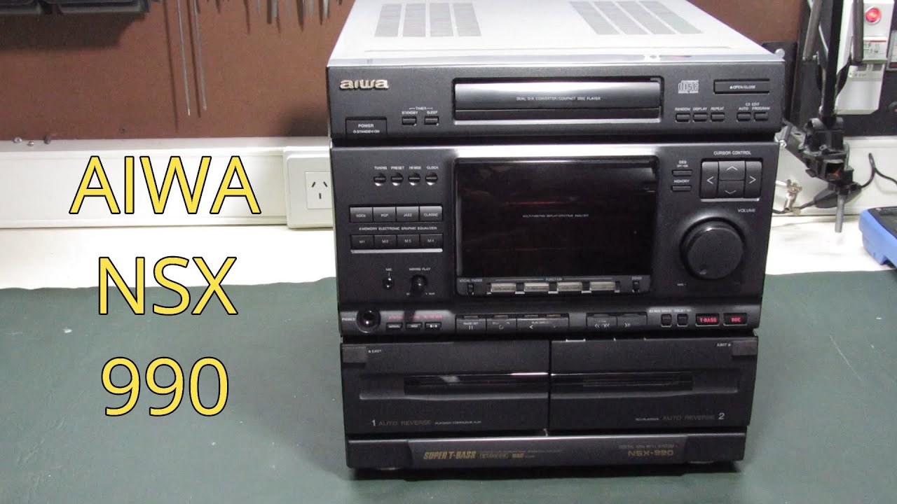Mantenimiento y reparacion de AIWA NSX 990
