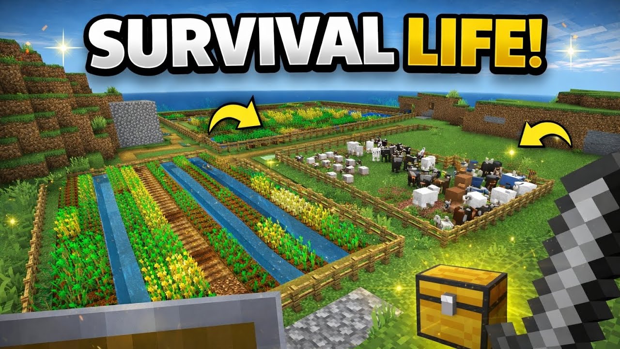 Day 17 Changed My Minecraft Survival Forever… 🌾