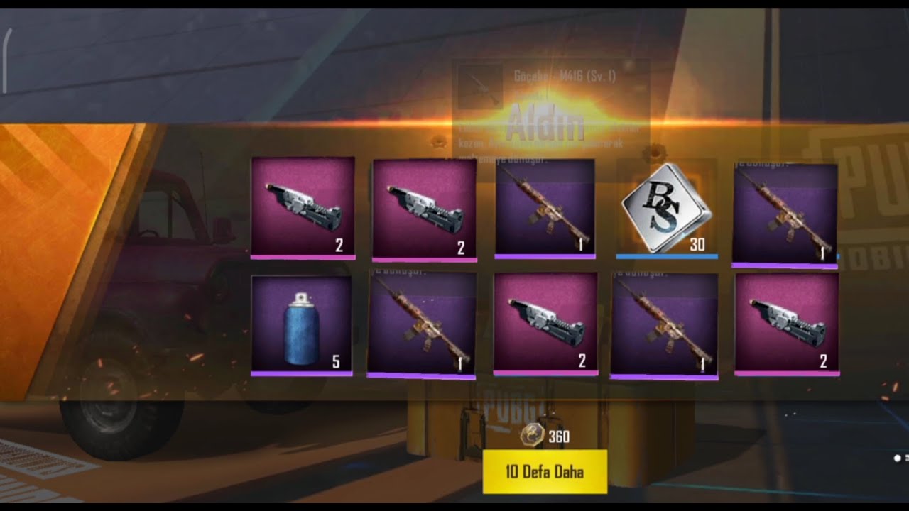 M416 GÖÇEBE KASASI ACTIK  (7SV?) | PUBG MOBİL LİTE