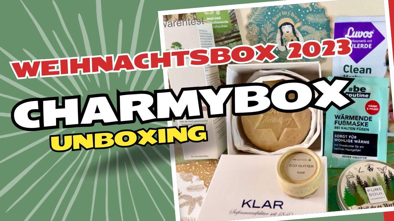 GELUNGEN! ♥️ Charmybox CHRISTMAS Edition Dezember 2023 | Unboxing WEIHNACHTSBOX