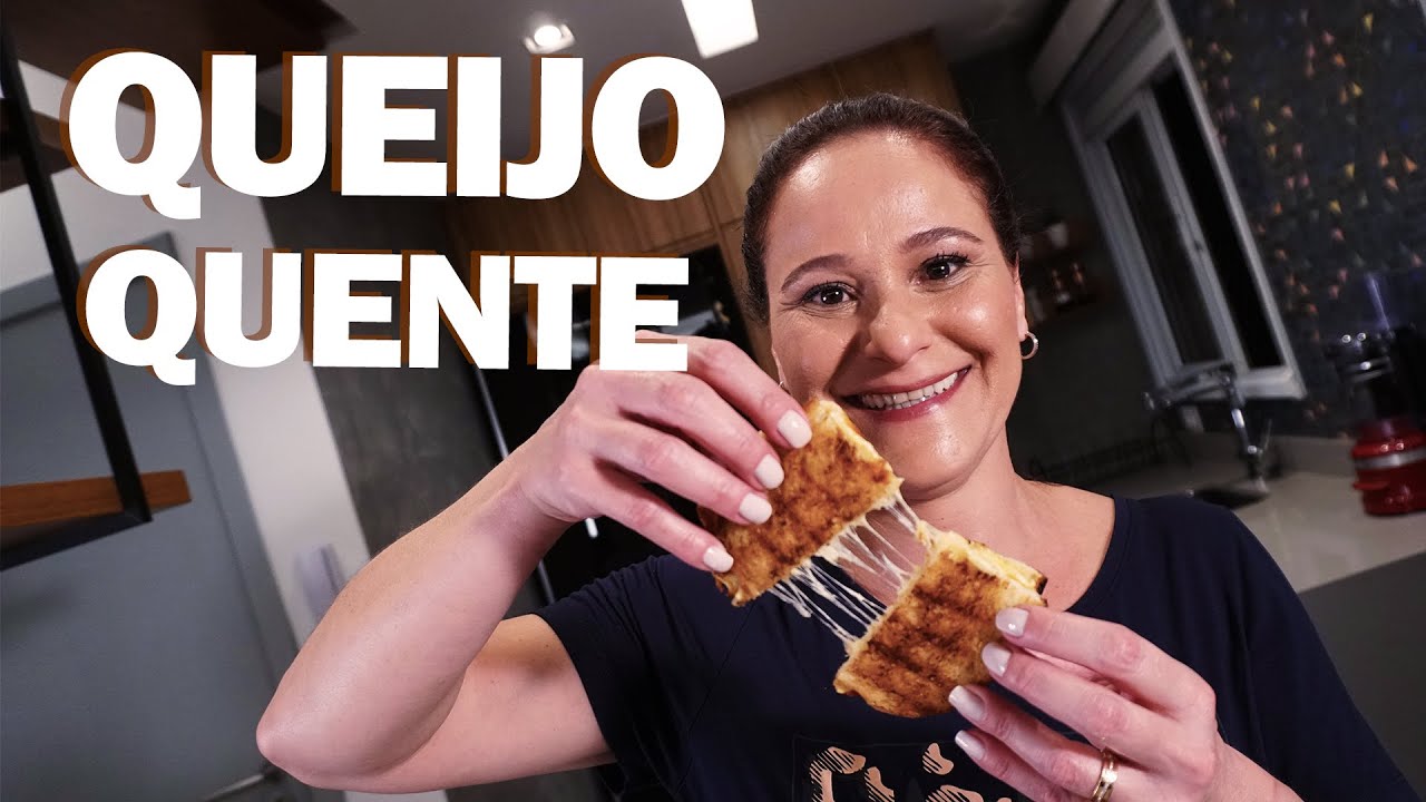 RECEITA RÁPIDA E FÁCIL DE QUEIJO QUENTE NA FRIGIDEIRA | JANTINHA DE HOJE