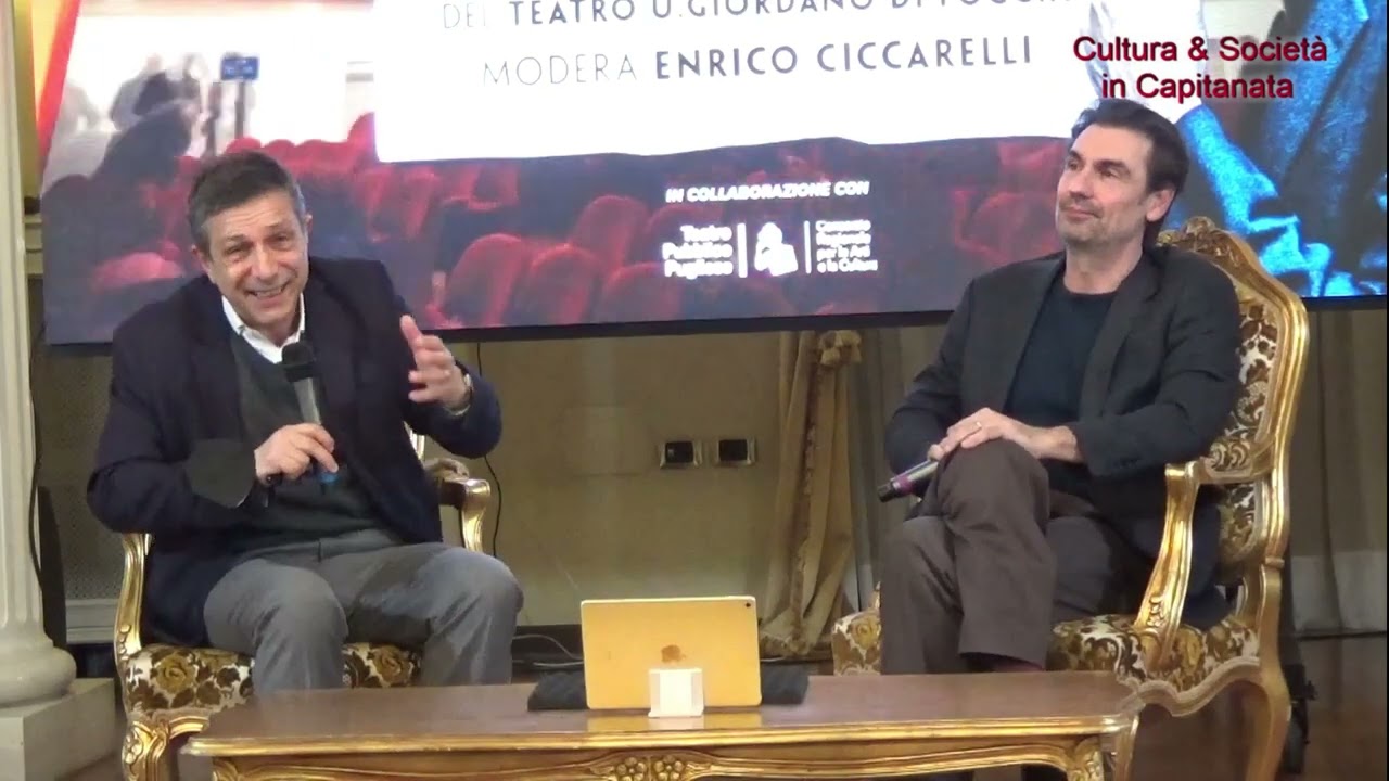 Fabrizio Gifuni, a Foggia, parla del suo Studio teatrale sul memoriale di Aldo Moro