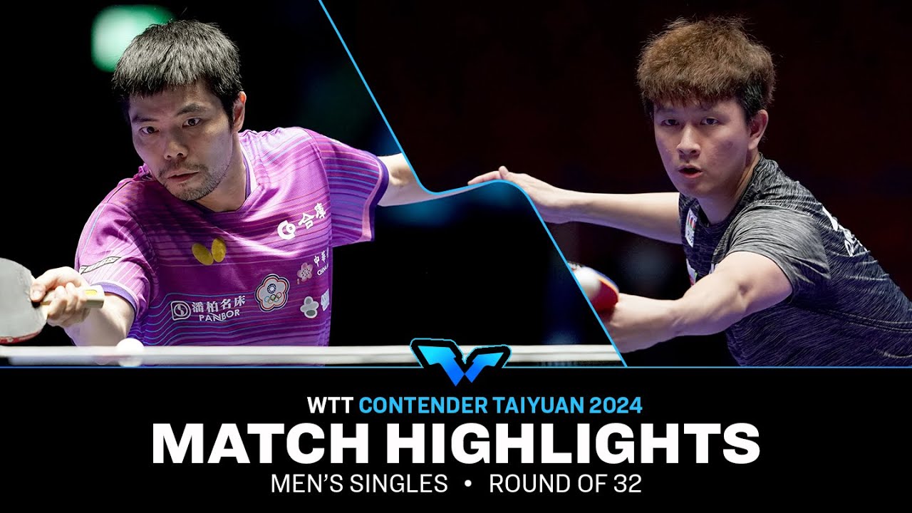 Chew Zhu Yu Clarence vs Chuang Chih Yuan | MS R32 | WTT Contender Taiyuan 2024