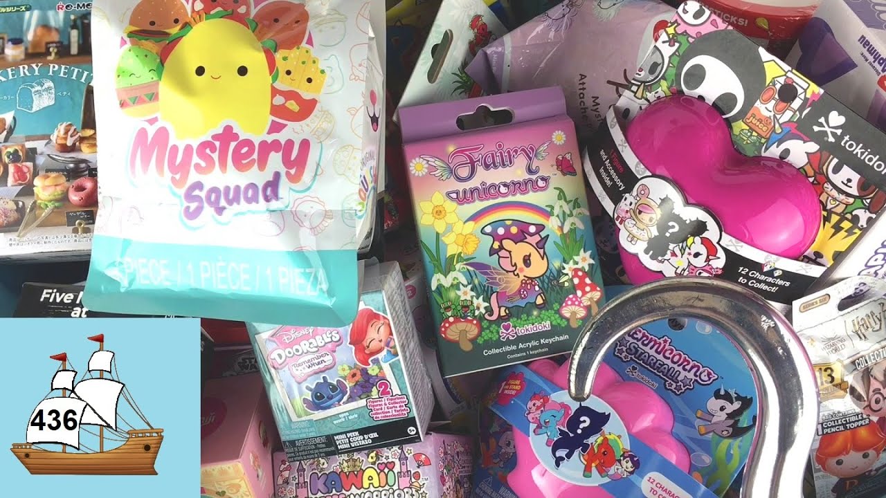 Blind Bag Ship 436: Tokidoki, Squishmallows Mystery Squad, Twisted Wonderland, Shopkins, Doorables