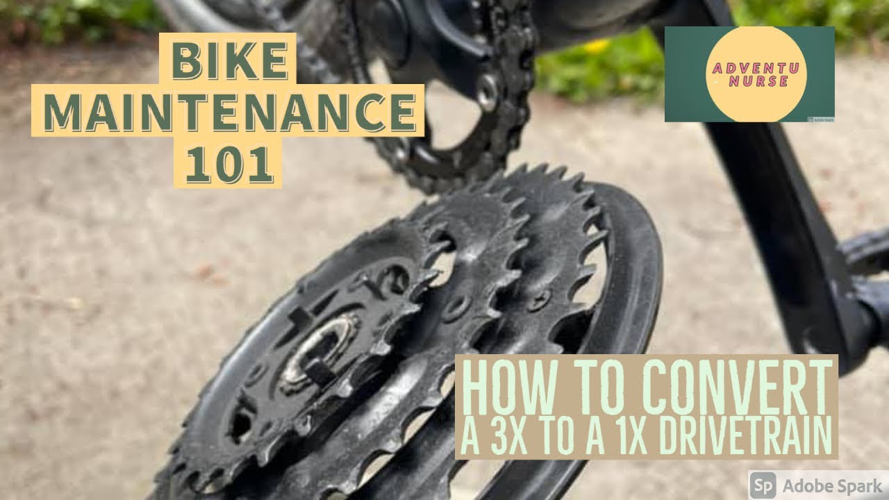 HOW TO CONVERT a 3X TO a 1X DRIVETRAIN | Square Taper Bottom Bracket