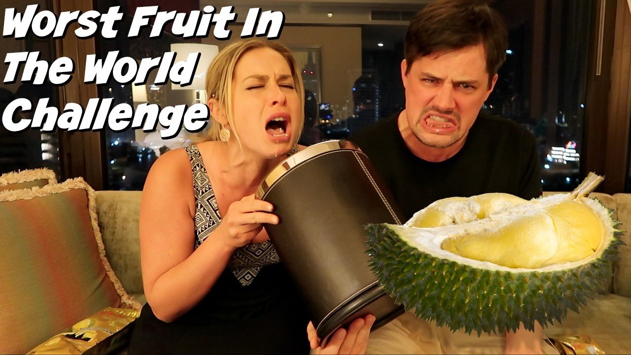 AMERICANS TRY DURIAN FRUIT (CHALLENGE)