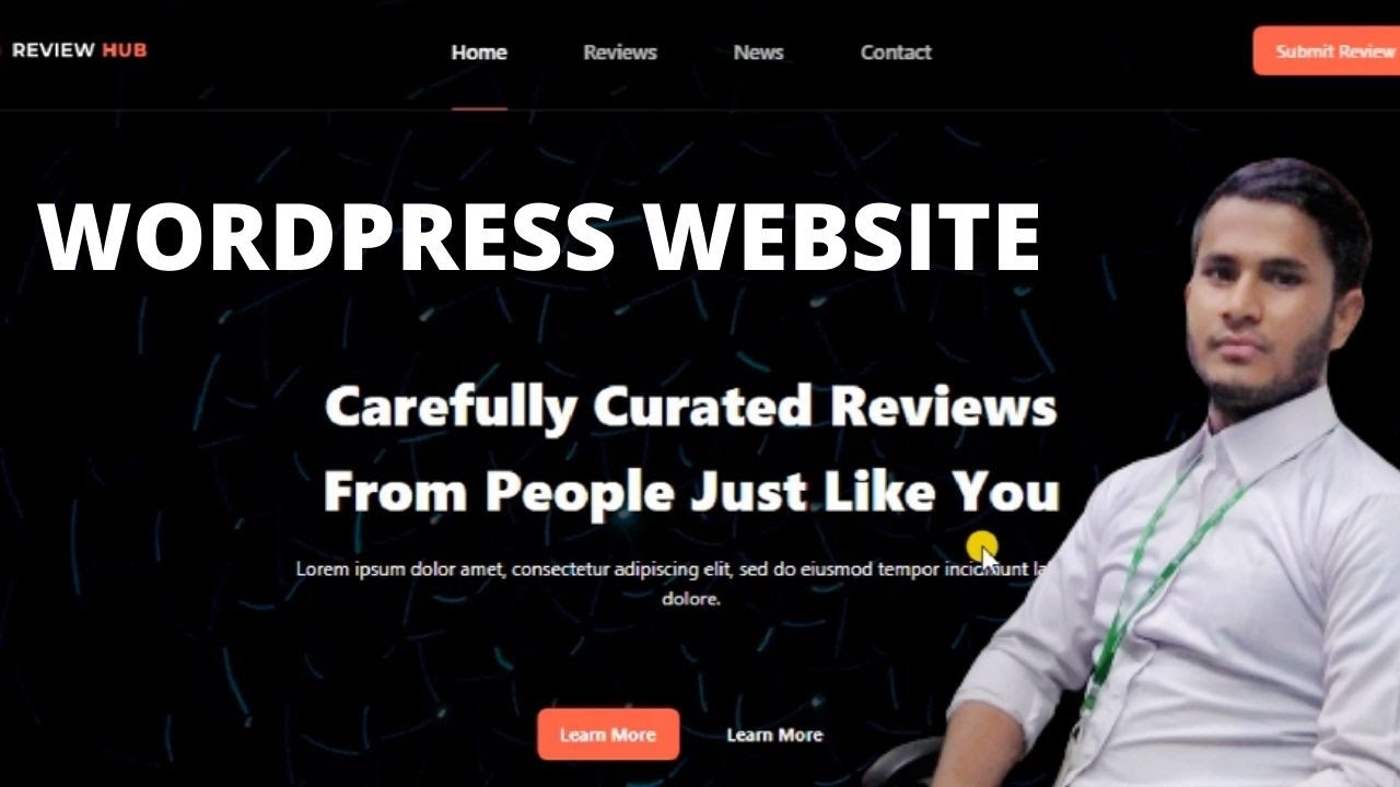 How to areate a wordpress website 2022