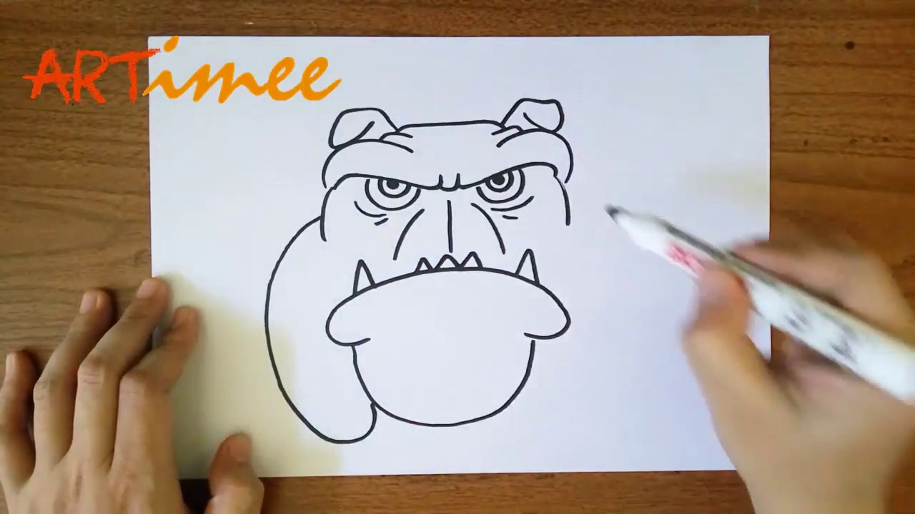 How to Draw a Bulldog