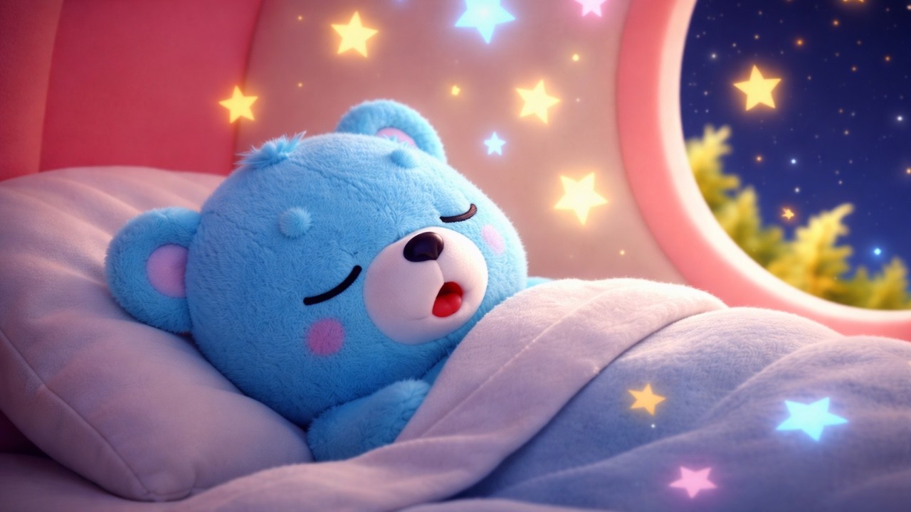 Sleep Instantly for Babies 🌙 3 Hour Starry Sky Baby Sleep Music | Gentle Lullaby for Deep Sleep