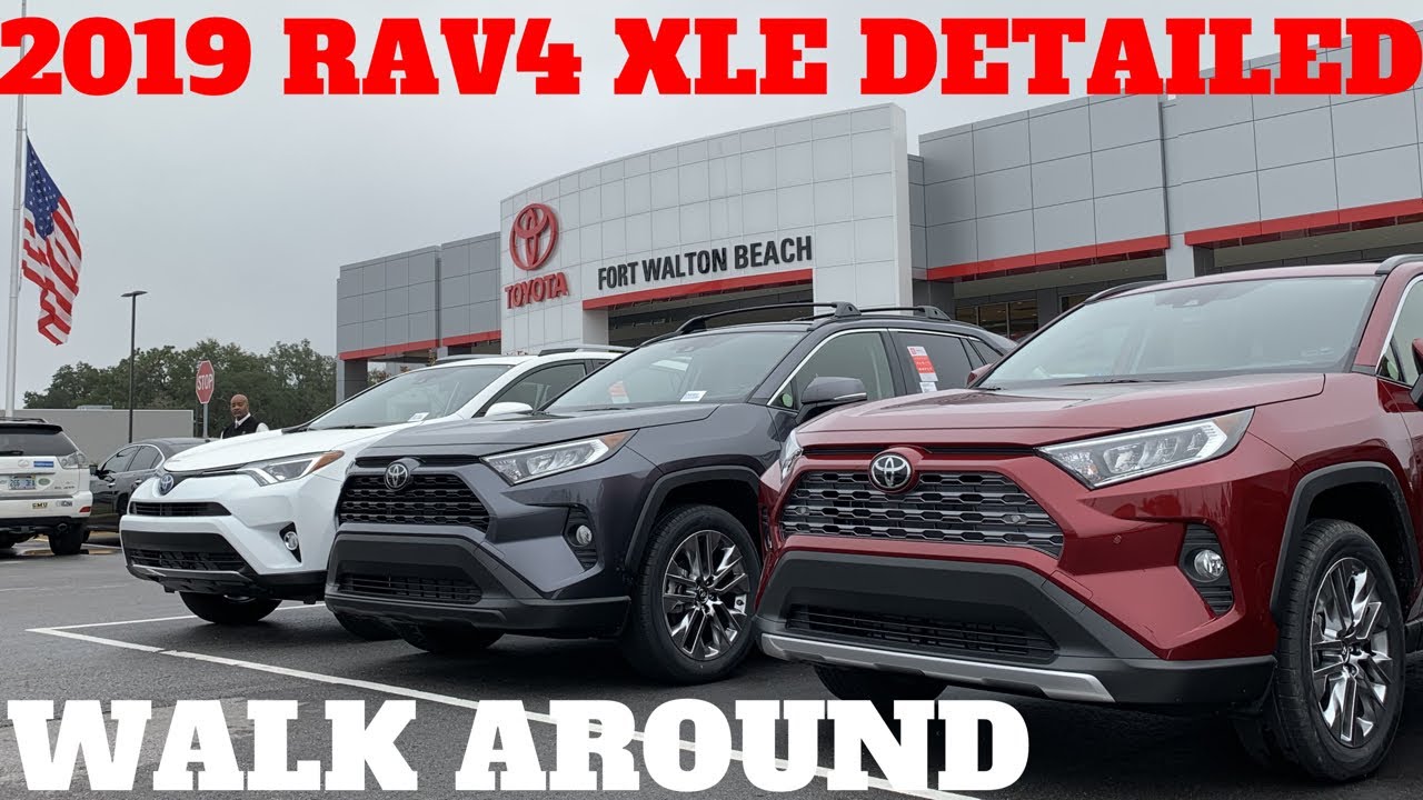 2019 RAV4 XLE PREMIUM DETAILED WALK AROUND / REVIEW | 2019 TOYOTA RAV4 PREMIUM