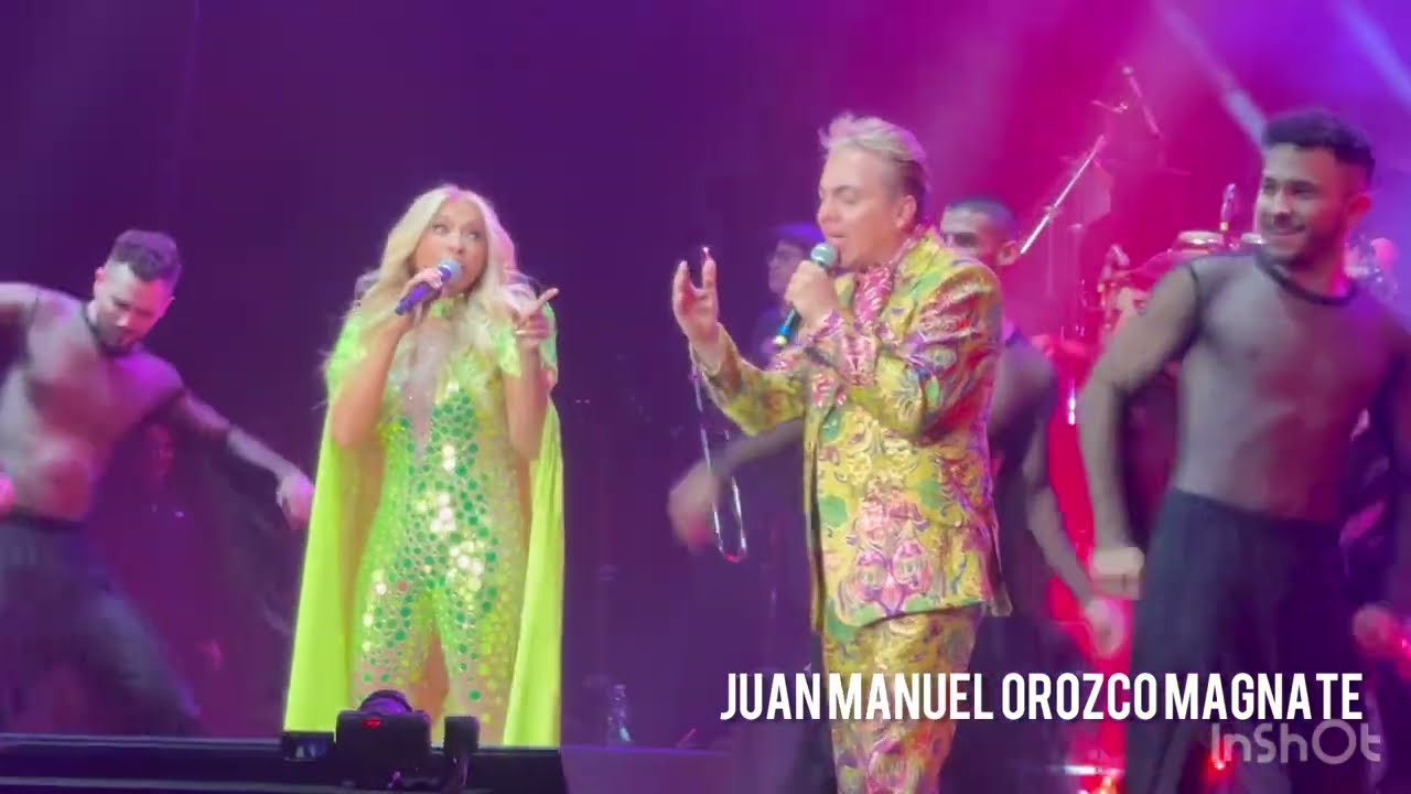 YURI & CRISTIAN CASTRO “Dame Un Beso/Es Mejor Así” UNIDOS EN EL ESCENARIO TOUR 2024  CDMX 21 02 24