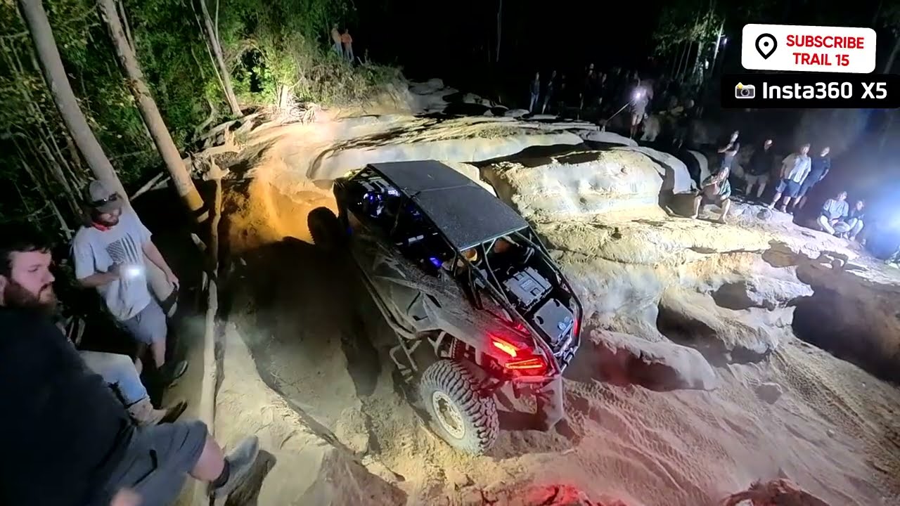 NIGHT TIME RUNNING TRAIL 15! Fall Jam 25 Video 12 #automobile #windrockoffroadpark #mud #honda
