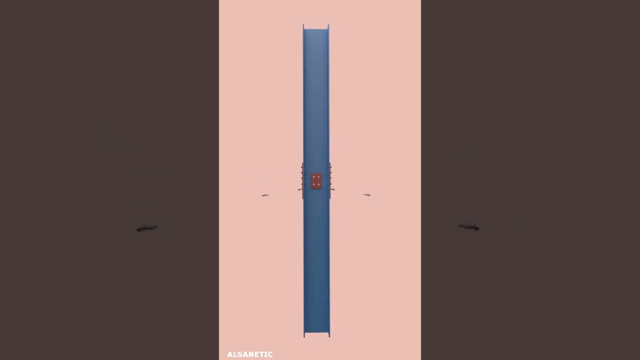 STEEL COLUMN TO COLUMN CONNECTION/COLUMN SPLICE.