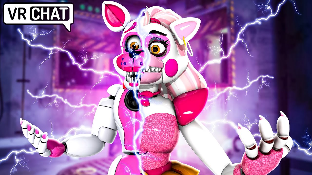 Glamrock Mangle And Funtime Foxy Fuse Together! in VRChat