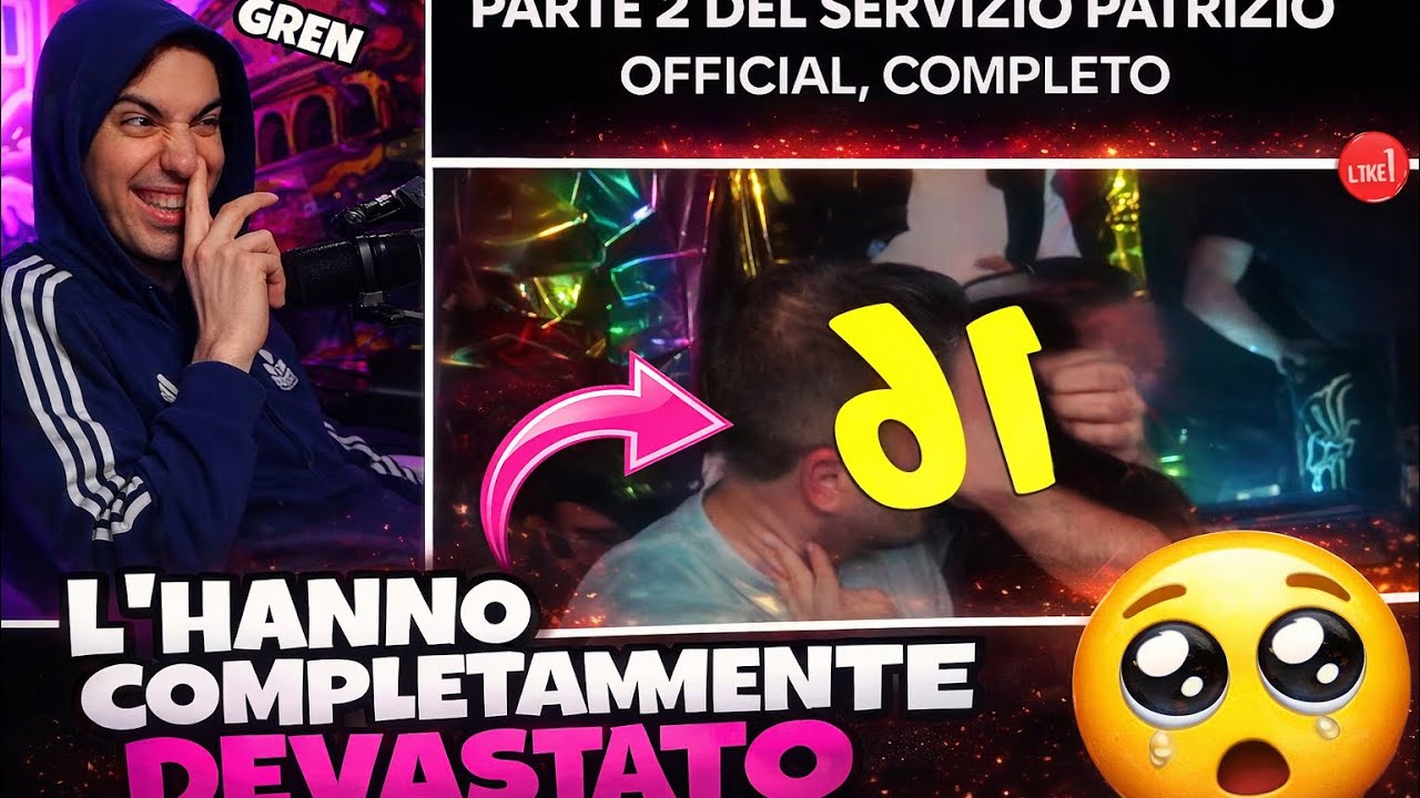 GRENBAUD REACTION ALLA PARTE 2 DEL SERVIZIO DELLE IENE SU PATRIZIO OFFICIAL!!😱🎪 *pesante*