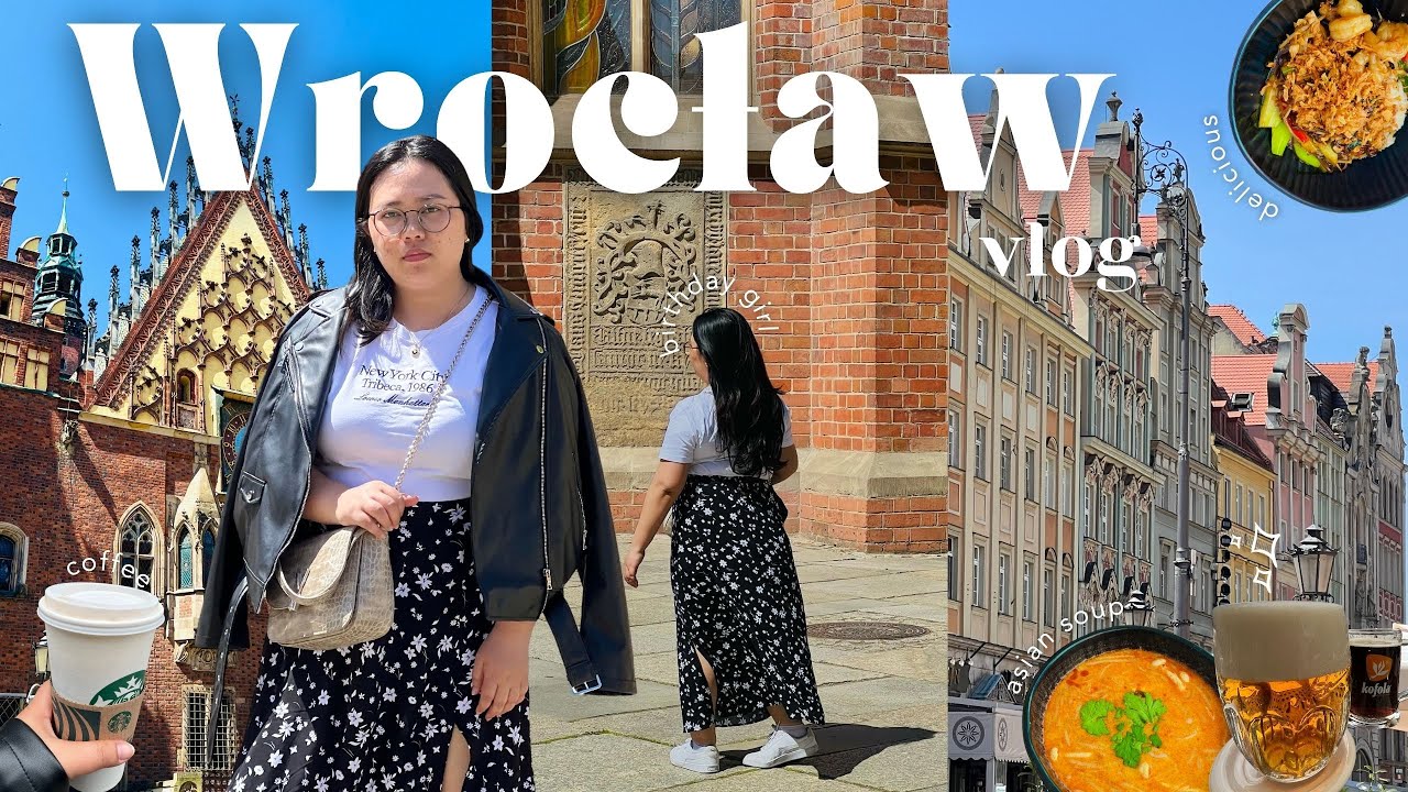 Wrocław Vlog 🌷 | Celebrating My Bday, Exploring Wrocław, Old City, Asian Food.