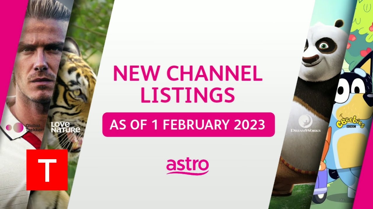 Channel Listings (as of 01/02/2023): Astro