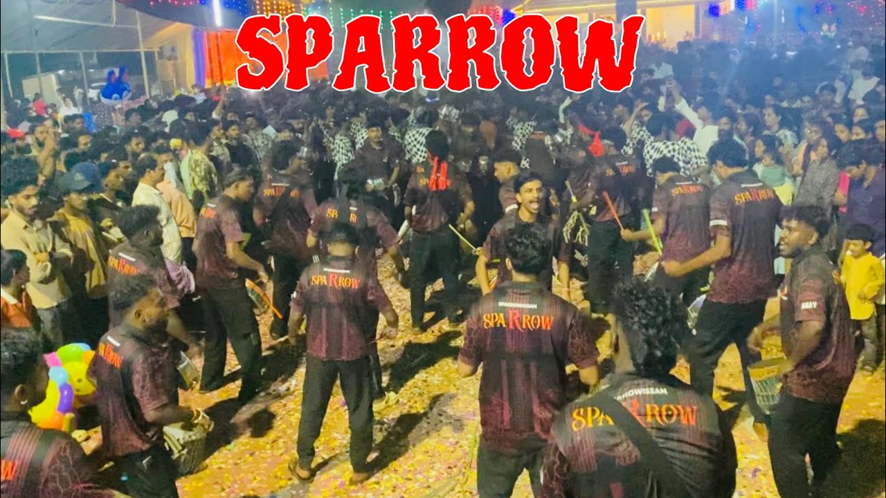 എന്റെ പൊന്നോ😲ഇതൊക്കെയാണ് ട്യൂൺ🎶👌|New Tune🥳| SPARROW THAMBOLAM🥁| @Edappal 2025