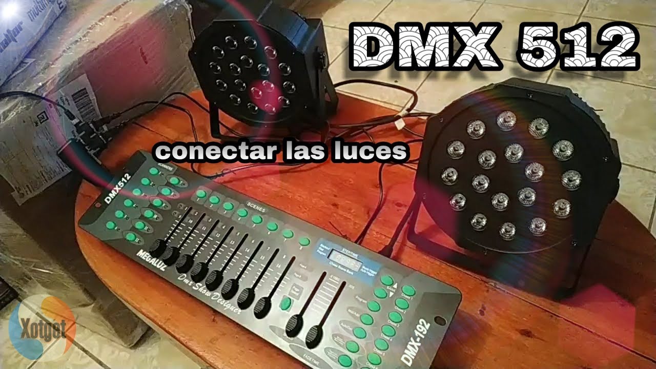 Como conectar las luces a la DMX  /parte 1