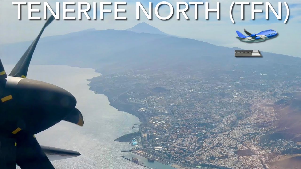 Takeoff From Tenerife North Airport (TFN) - 4K