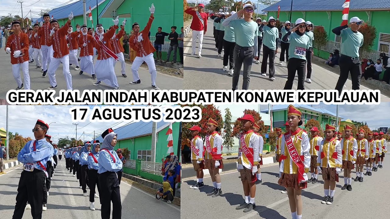 gerak jalan indah kabupaten Konawe Kepulauan || 17 Agustus 2023 || @wiwinsultra3311
