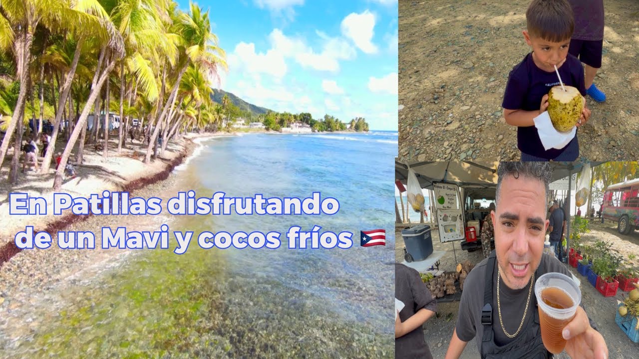 En patillas disfrutando de un mavi 🇵🇷