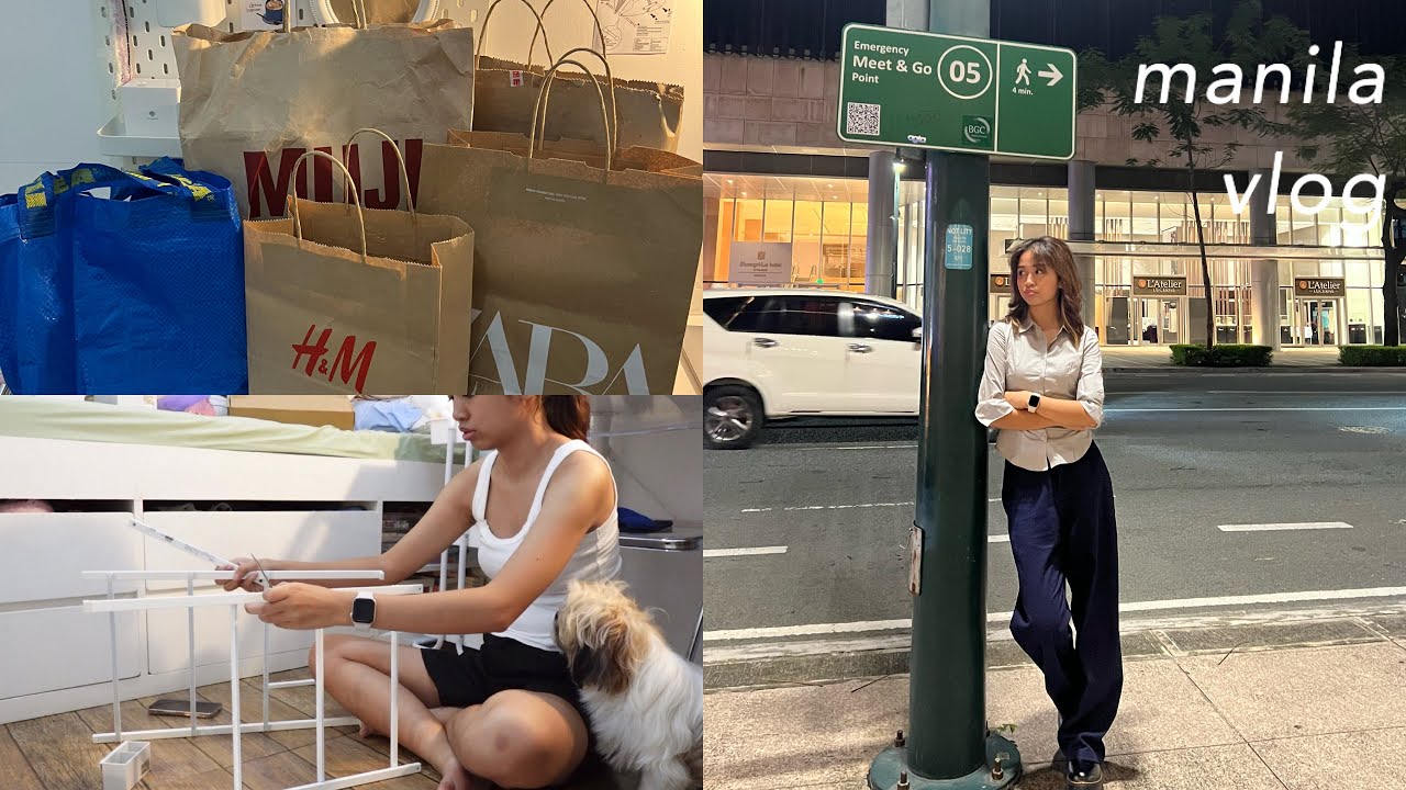 manila vlog🦭 bgc, muji, ikea, new setup, haul, skating, grwm, etc.