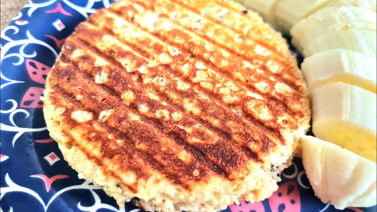 Pão de minuto! Com farinha de aveia. 