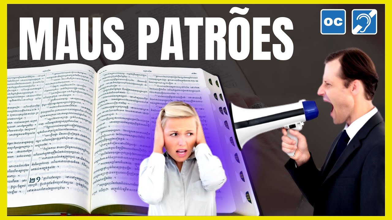 MAUS PATR&Otilde;ES - O QUE A B&Iacute;BLIA DIZ? - B&iacute;blia e justi&ccedil;a no trabalho