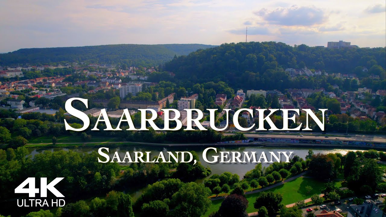 SAARBRUCKEN 🇩🇪 Drone Aerial 4K | Saarbrücken Drohne Saarland Germany Deutschland