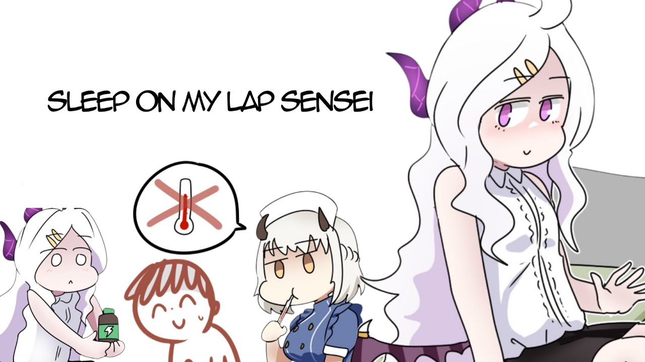 Sleep on my lap Sensei - Blue Archive