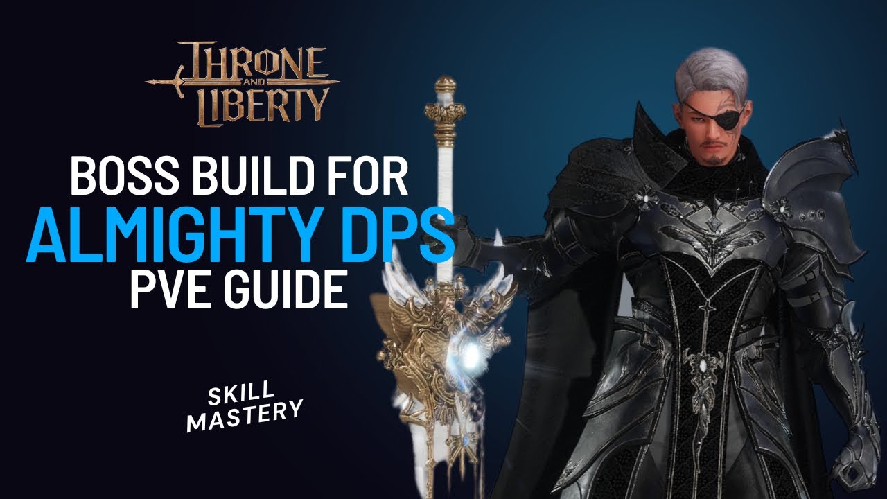 Throne and Liberty - Boss Build - Almighty DPS - Gladiator - PVE GUIDE - スロリバ - ボスビルド