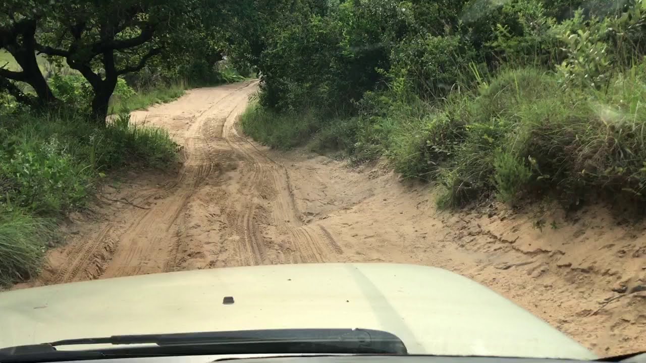 Kosi Bay Mouth. From gate to the mouth parking. Please Subscribe.