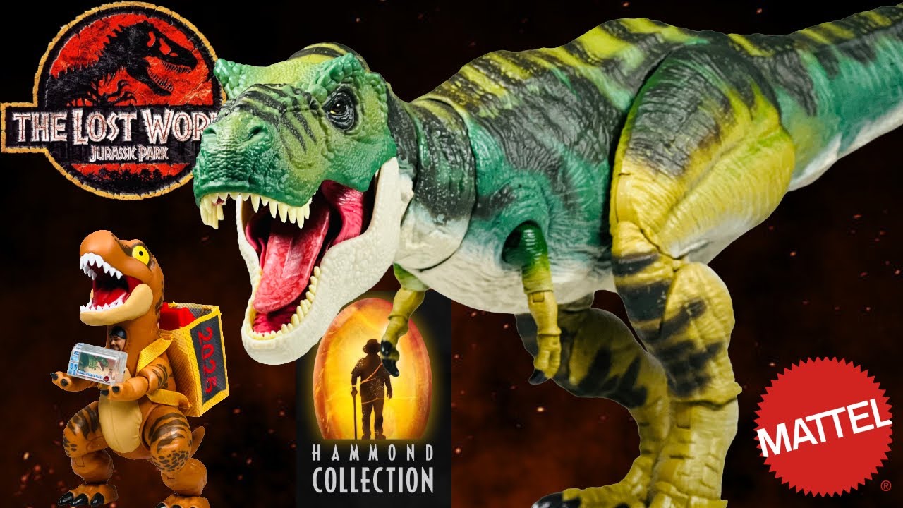 Mattel Hammond Collection SDCC Exclusive Tyrannosaurus Rex Convention Crasher Set Review