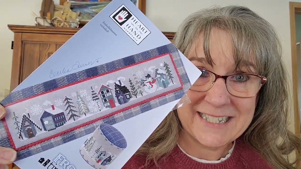 Flosstube #9 I'm still here. Shop Update.  Cross stitching projects and more.