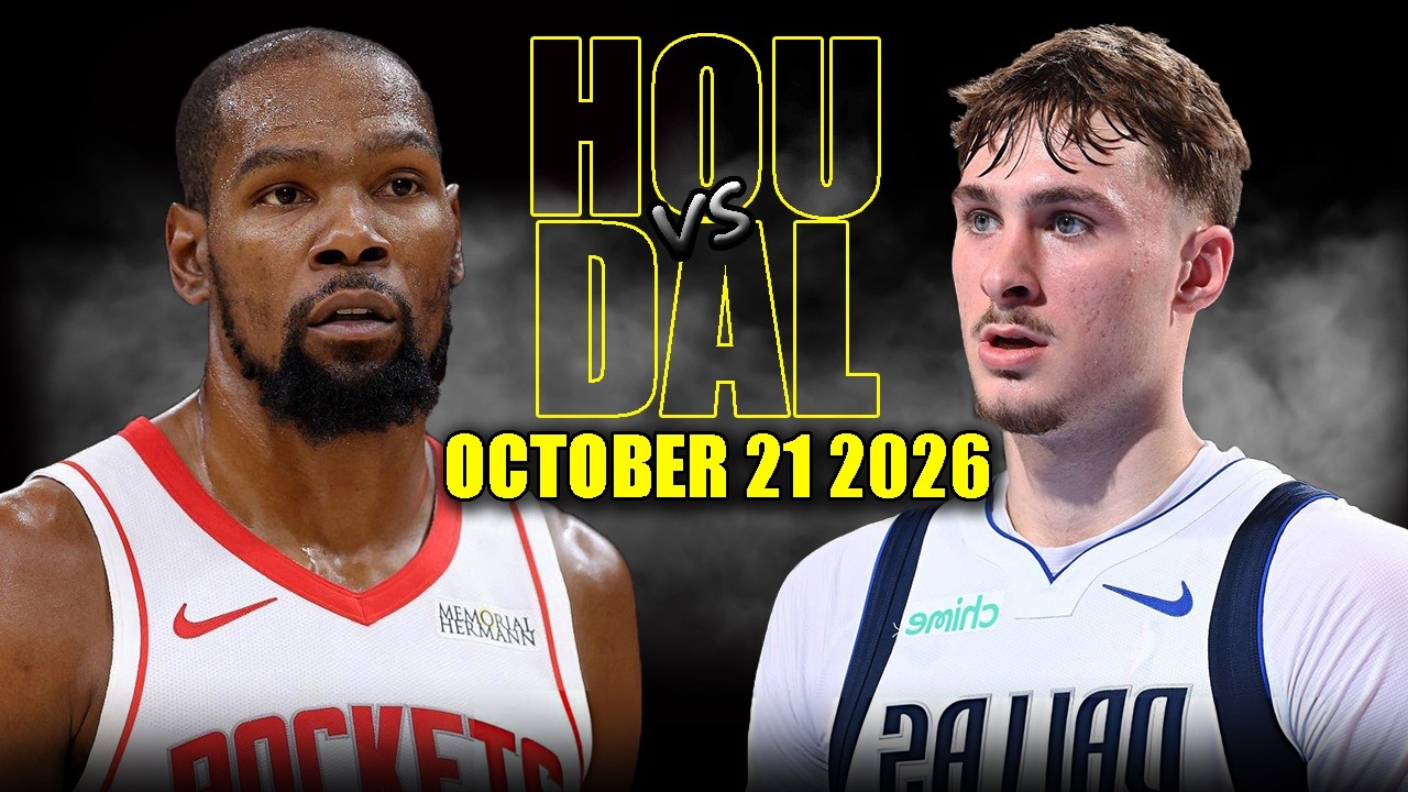 Houston Rockets vs Dallas Mavericks Full Game Highlights - October 21, 2026 | NBA Season