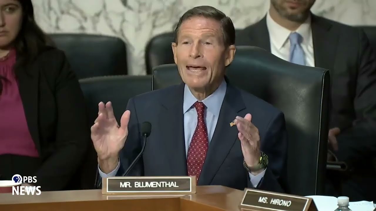 WATCH: Sen. Blumenthal pushes FBI Director Patel on access to Epstein case files