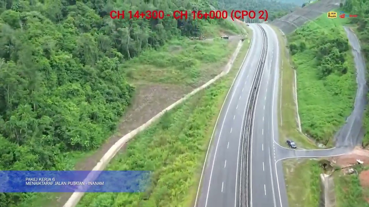 Kemajuan terkini Lebuhraya Pan Borneo Sabah Pakej Kerja 6
