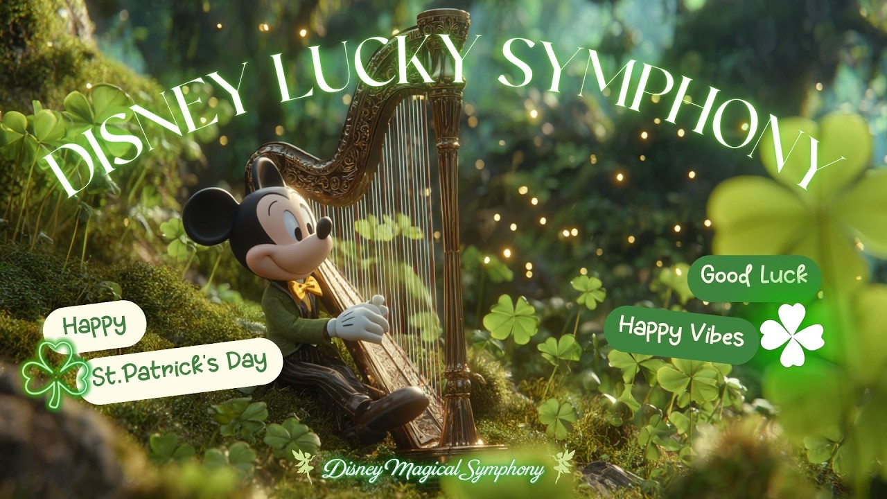 ✨ Mickey's Golden Harp Symphony 🎻 A Very Lucky Disney Live 🍀 St. Patrick's Day Orchestral