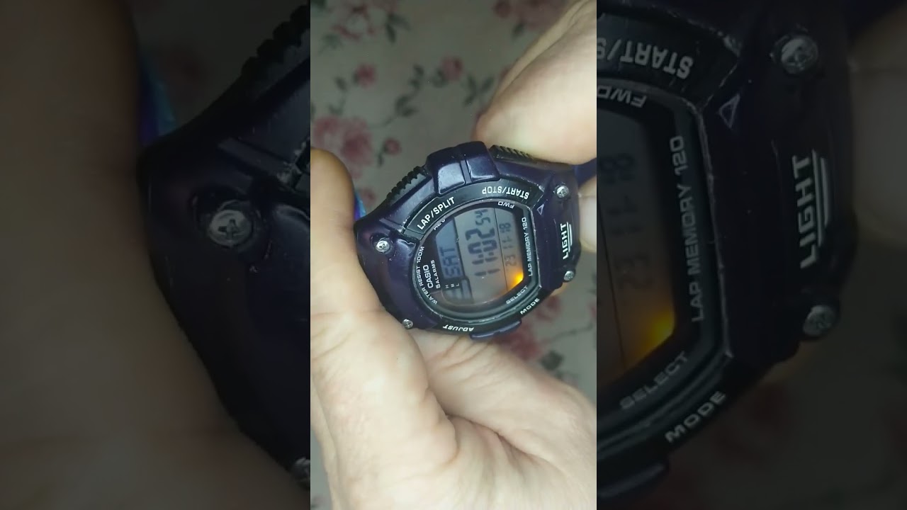 CASIO W-S220 (3271) Lap Memory 120 Tough Solar 49mm ,5 alarms #casio #casiowatches #casiowatch