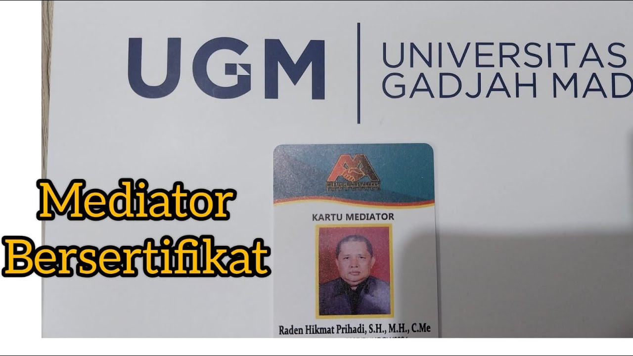 Cuplikan rangkaian Diklat Mediator bersertiikat @ UGM & MMI di Yogyakarta 2024