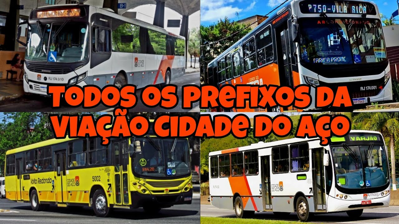 Todos Os Prefixos Da Viação Cidade Do Aço Parte 1 (Pedido De @busologo_davi-d4o)