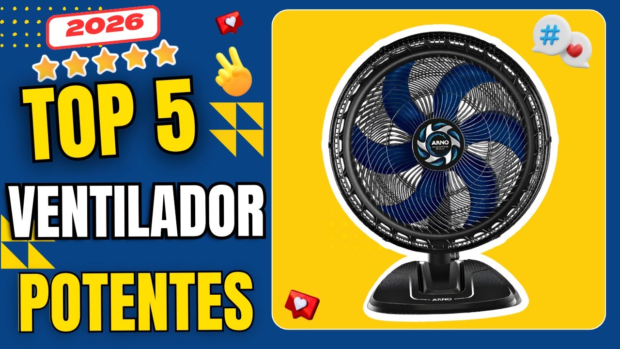 TOP 5 MELHORES VENTILADORES 2025  Do Barato ao Mais Silencioso WAP, Arno, Mondial