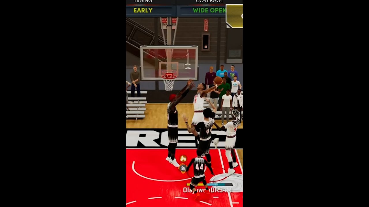 i got an insane putback dunk with 7'2 glitchy glass cleaner wilt chamberlain build nba 2k22 #shorts