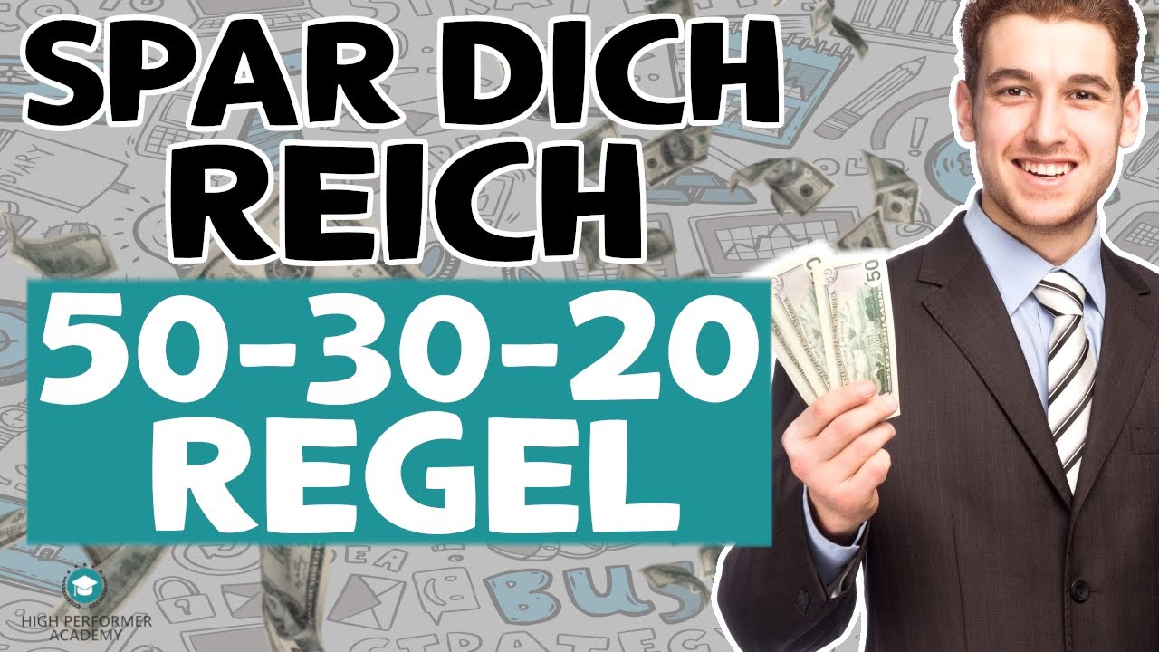 50-30-20 Regel: Richtig SPAREN lernen mit der 50 30 20 Regel [einfach erkl&auml;rt] | finanzielle Bildung