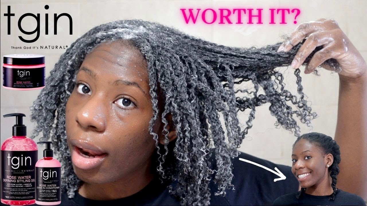 TGIN ROSE WATER COLLECTION | HONEST REVIEW ON TYPE 4 HAIR