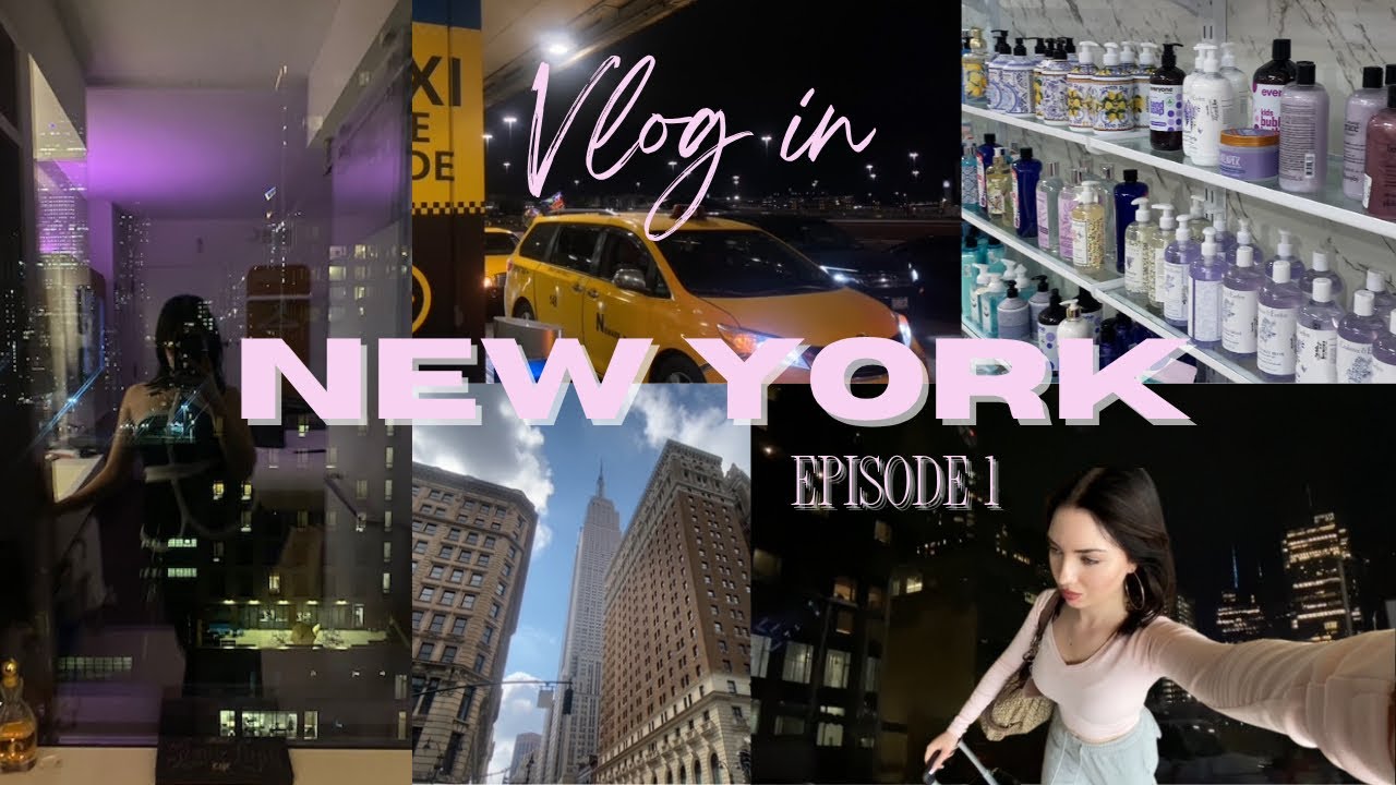 SOLO TRIP in NYC | part 1 | airport, times square, macy’s, sephora, marshalls … 